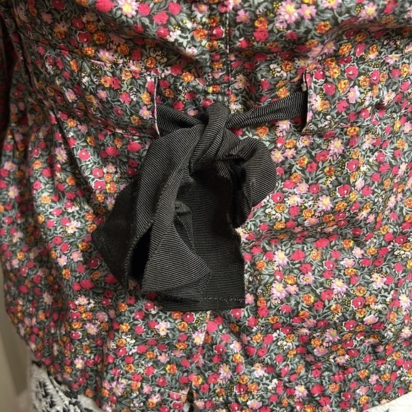 Anthropologie Ett Twa Floral Fitted Blazer Two Button 2 - Picture 5 of 8